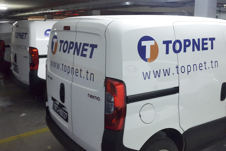 Habillage de véhicule Topnet